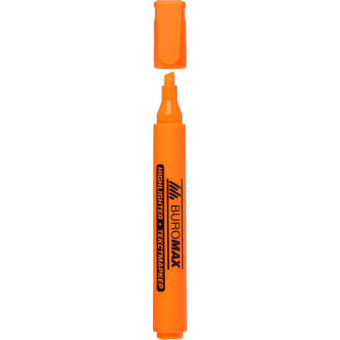 Маркер BUROMAX NEON текстовий (BM.8906-11), помаранчевий